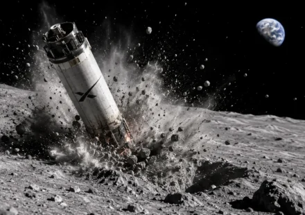 SpaceX Rocket Crash Moon: Four-Ton Falcon 9 Stage Hits the Moon